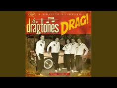 three men standing next to each other in front of an advertisement for the dragtones