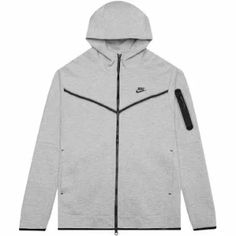 Brand New Nike Tech Grey Nike Tech Fleece, Grey Nike Tech, Nike Tech Fleece Hoodie, Tech Fleece Hoodie, Nike Sportswear Tech Fleece, Windrunner Jacket, Nike Design, Nike Retro, Half Zip Jacket