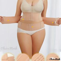 Olivia Mark - Womens Plus Size Sports Shapewear: Hook & Eye Belly Wrap with Tummy Control, Breathable Waist Cincher Belt for Enhanced Performance Cincher Belt, Belly Wrap, Womens Sports, Waist Cincher, Hook Eye, Type A, Cami Tops, Shapewear, Sports Women