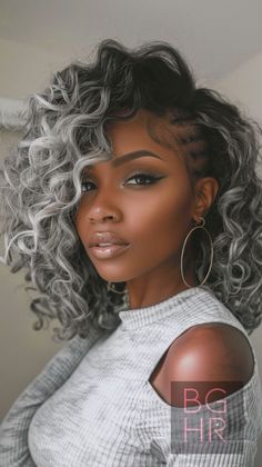 Grey And Black Locs Black Women, Braid Out Vs Twist Out Natural, Gray And Black Locs, Edgy Hairstyles Black Women, Black Professional Hairstyles, 2024 Hairstyles For Black Women, Silver Braids For Black Women, Short Hairstyles For Black Women Natural, Long Hair For Black Women