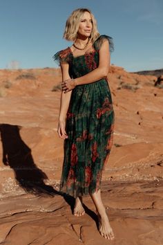 Check out our beautiful Clementine Tulle Midi Dress! This fun and flirty style features a smocked bodice and waistband as well as adorable sleeves! Flirty Style, Tulle Midi Dress, Tulle Maxi Dress, Tulle Material, Tiered Midi Skirt, Velvet Midi Dress, Rust Dress, Dress Dusty