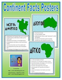 the continent fact posters are great for teaching children about africa and their country's history