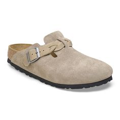 Boston Braided Suede Leather Birkenstock Styles, Birkenstock Women, Boston Clog, Birkenstock Boston, Zermatt, Braided Strap, Leather Clogs, Reykjavik, Clogs Shoes