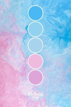 an abstract background with three circles in the middle and two different colors on each side