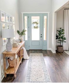 the entryway is clean and ready for us to use as an entrance way in this home