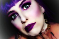 Frankenhooker makeup @tabzmonrobot Frankenfurter Costume, Other Mother Makeup Tutorial, Other Mother Makeup, Frank'n'furter Makeup, Horror Cosplay, Frankenstein Drag Queens From Planet 13, Dark Beauty