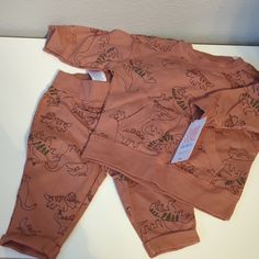 Just One You Made By Carter's Dino Print Set, Adorable Long Sleeve Top With Kangaroo Pocket And Matching Pants Casual Dinosaur Print Bottoms For Playtime, Newborn Girl Halloween, Thanksgiving Clothes, Dino Print, Red Tutu, Girls Halloween Outfits, Halloween Pajamas