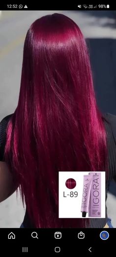 Rose Red Hair Color, Colorado Pelo, Pelo Colorado, Pelo Color Borgoña, Red Velvet Hair, Pelo Color Vino, Magenta Hair, Wine Hair, Red Hair Inspo