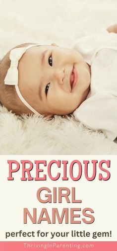 These precious girl names are perfect for your little gem! Symbolizing beauty, strength and radiance, these gemstone baby girl names are as precious as they are unique. From precious modern baby girl names, gemstone rare names to precious vintage names, these precious gem names effortlessly standout. Whether you’re looking for jewel names, girl names meaning precious gem or precious girl names with nicknames, this list of precious and unique girl names offer beautiful and meaningful options.