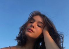 Summer Portrait, Photography Selfie, Short Brown Hair, Self Portrait Photography, Beautiful Curly Hair, Girls Music, Long Wavy Hair, Aesthetic Beauty, Tumblr Account