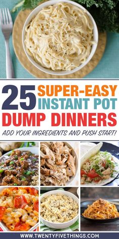 25 instant pot dump dinners for easy weeknight cooking