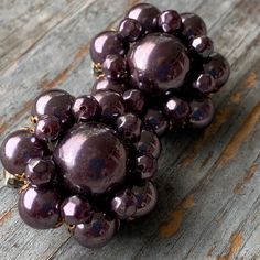 This is a pair of vintage bpale purple, almost pearlized beaded clip on earrings. Each is approximately 1 3/8" inches in diameter. Good condition. Vintage Purple Earrings For Party, Vintage Purple Earrings, Vintage Formal Clip-on Earrings With Polished Finish, Elegant Handmade Purple Clip-on Earrings, Vintage Beaded Clip-on Earrings As Gift, Vintage Beaded Clip-on Earrings For Party, Vintage Beaded Clip-on Earrings For Gift, Vintage Purple Flower Earrings, Clip On Earrings