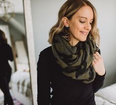 How to Wear A Blanket Scarf 7 Ways - Paisley + Sparrow Red Scarves