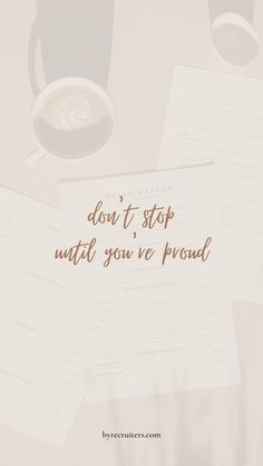 Don't stop until you are proud. This applies to all aspects of our lives, including our career and potential job search. Try different options to get closer to achieving your career dreams and aspirations. Job Change Quotes Career, Your Career Will Never Leave You, Career Change Resume, Weekend Jobs