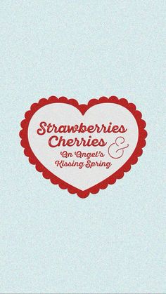 Strawberries Cherries And An Angel's Kiss In Spring, Summer Wine Nancy Sinatra, Red Wallpapers Aesthetic, 60s Aesthetic Art, Cherry Wallpaper Aesthetic, Ethereal Angel, Moodboard Pink, Cherry Wallpaper, Strawberry Wallpaper