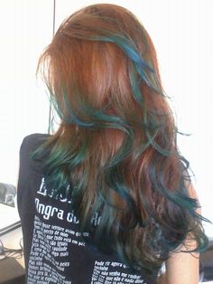 Underlights Hair, Blue Highlights, Hair Inspiration Color, Cut My Hair, Hair Inspo Color