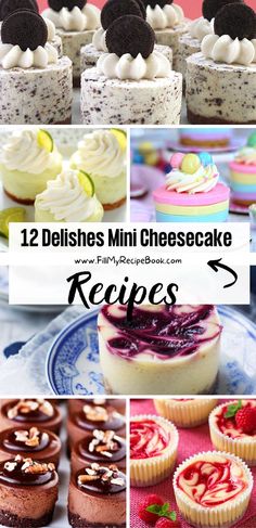 12 delicious mini cheesecake recipes