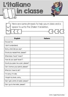 Interactive Notebook (in Italian) by A World Of Languages | TPT Interactive Notebooks