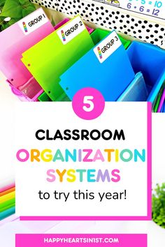 classroom organization systems to try this year