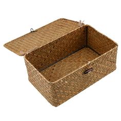 an empty basket is shown on a white background