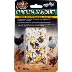 a package of chicken banquets for backyard living