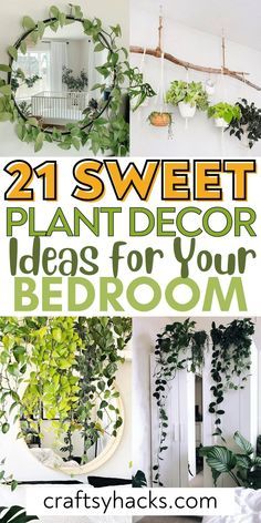 21 sweet plant decor ideas for your bedroom