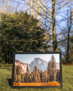 Poster featuring the famous Half Dome rock formation in Yosemite National Park. Soft Orange, Orange Tones, Yosemite Valley, Rock Formations, Beautiful Mountains, Yosemite National Park, Half Dome