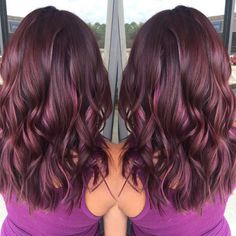 Light Burgundy Hair, Violet Brown Hair, Burgundy Brown Hair, Purple Brown Hair, Burgundy Hair Dye, Burgundy Background Aesthetic, Maroon Hair, Plum Hair, Brown Ombre Hair