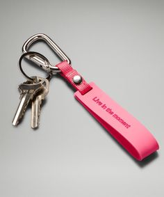 With an embossed note on the hand loop, this keychain is easy to find, easy to hold, and oh so easy to love. Designed for On the Move. Dimensions: 2cm x 16.5cm (0.8" x 6.5"). Lulu Lemon Keychain Aesthetic, Popular Keychains, Preppy Keychain, Silicone Keychain, Car Things, Keychain Accessories, Michelle Yeoh, Birthday List, Cute Keychain