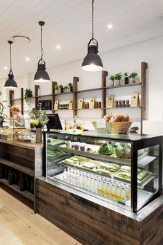 a bakery filled with lots of different types of food