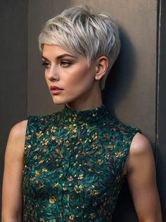 Back Of Pixie Haircut, Vintage Short Haircuts, Short White Hair, Easy Hair Cuts, Hollywood Hair, Short Hairdos, Short Hair Trends, Hair Inspiration Short