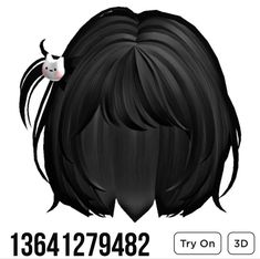 the head of a woman with long black hair