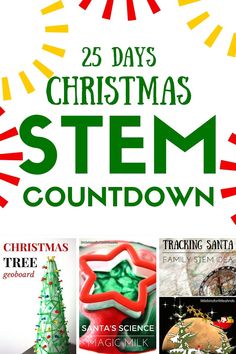 Christmas Science Activities, Christmas Stem Activities, Countdown Activities, Holiday Stem, Christmas Math Activities, Christmas Science, Calendar Activities, Christmas Stem, Christmas Countdown Calendar