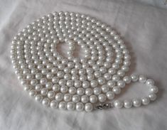 Description PREFERENTIAL POLICIES : The order is $20 or more.There will be a 10% discount.long-term effective. Please use the coupon code: CZH10 Welcome back to my shop: https://www.etsy.com/shop/pearlandjewelry Description of the product in the picture: The necklace is 82 inches long ,I make the necklace to use 8mm white glass pearls, one strands glass pearl necklace ,The pearls are individually hand knotted . It is nice for your wedding. The picture color is white. Can choose other colors are: Classic Wedding Pearl Necklace With 8mm Beads, Classic Pearl Necklace For Wedding With 8mm Beads, Single Strand Beaded Necklace For Wedding, Elegant Wedding Necklaces With 8mm Beads, Elegant Wedding Necklace With 8mm Beads, Wedding Pearl Necklace With 8mm Beads, Classic Beaded Necklaces For Wedding, Pearl White Necklace With 8mm Beads For Wedding, Pearl White Beaded Wedding Necklace