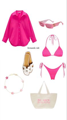 pink summer Miami Swim Week Outfits, Pink Vacation Outfits, Pink Swimsuit Outfit, Shein Beach Outfits, Swimsuits Shein, Cute Vacation Outfits, Swimsuits Outfits