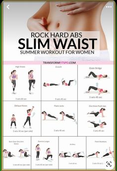 the poster shows how to do an exercise for women's butts and thighs