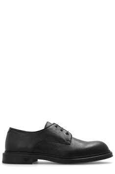 Leather Shoes from Emporio Armani Leather Flat Heel Shoes For Semi-formal Occasions, Semi-formal Leather Dress Shoes With Flat Heel, Semi-formal Flat Heel Leather Dress Shoes, Formal Lace-up Shoes With Textured Sole In Calf Leather, Workwear Calf Leather Lace-up Shoes With Textured Sole, Workwear Lace-up Shoes With Textured Sole In Calf Leather, Semi-formal Calf Leather Shoes With Textured Sole, Workwear Lace-up Shoes With Textured Sole, Calf Leather Dress Shoes With Textured Sole For Office