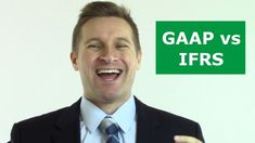 a man in a suit and tie with the words gap vs ifrs