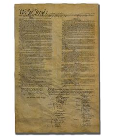 an old paper with writing on it that says we are the people in this country