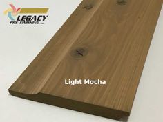 the light mocha wood plank is ready to be installed