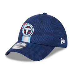 Gear up for the upcoming NFL season with this Tennessee Titans 2024 Sideline 39THIRTY Flex Hat from New Era. This hat displays neutral colors and embroidered Tennessee Titans graphics on the front panels. The hat features the official NFL shield is embroidered on the rear with the conference logo on the right side of the hat. You'll feel like an official member of the team when you match the players and coaches throughout the 2024 season. Hat Displays, Conference Logo, Houston Oilers, Hat Display, Nfl Season, Tennessee Titans, Mens Navy, Navy Stripes, Adjustable Hat