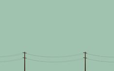 an image of power lines against a green background