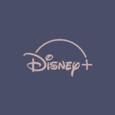 the logo for disney plus is shown on a blue background