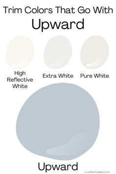 the different shades of white paint