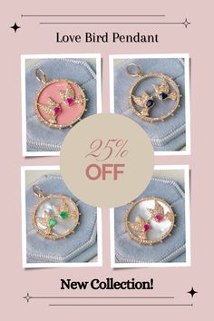 Explore our charming Handmade Love Bird Pendants Collection! Each piece is crafted with care, ideal for birthdays, anniversaries, or any heartfelt moment. Don’t miss out – enjoy 25% off today and celebrate love with these unique creations. Love Bird, Bird Pendant, Rose Gold White, Rings Diamond