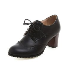 Category:Oxfords,Pumps; Upper Materials:PU; Season:Spring,Fall; Heel Type:Chunky Heel,Block Heel; Actual Heel Height:2.36; Gender:Women's; Style:Vintage,Classic  Timeless; Heel Height(inch):2-3; Outsole Materials:Rubber; Occasion:Daily; Pattern:Solid Colored; Shipping Weight:0.707; Listing Date:07/22/2019; 2024 Trends:Brogue; Foot Length:; Size chart date source:Provided by Supplier.; Special selected products:COD Winter Boots Women Waterproof, Knee High Platform Boots, Heel Boots For Women, Brown Boots Women, Black High Boots, Womens Waterproof Boots, Oxford Brogues, Hiking Boots Women, Oxford Heels