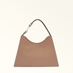 Furla US Elegant Brown Textured Leather Hobo Bag, Formal Hobo Tote Bag With Magnetic Closure, Brown Structured Shoulder Bag With Gold-tone Hardware, Structured Hobo Bag For Everyday Use, Versatile Hobo Shoulder Bag With Magnetic Closure, Modern Hobo Bag With Magnetic Closure For Daily Use, Chic Formal Hobo Bag With Magnetic Closure, Designer Structured Shoulder Bag In Soft Leather, Chic Structured Leather Hobo Bag