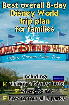 an advertisement for the disney world