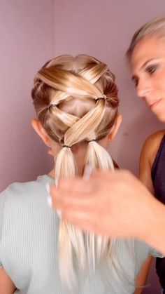 PRETTY CROSSOVER HAIRSTYLE ❤️ This is a fave of mine! #hair #hairstyle #hairtutorial #hairinspo | Mom Generations | Mom Generations · Original audio Lola Hair, Girl Haircuts, Hairdo For Long Hair, Head Hair