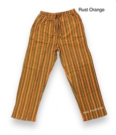 These men's cotton stripe  pants made  of 100% Nepalese cotton. These pants come with elasticated panel and drawstring tie in the waist and have two sides  pockets & one back pocket . These pants are great quality and easy to wear; perfect for all occasions and casual wear which make you feel comfortable at all times. Features:-         *  Made of 100% Nepalese cotton.        *. Elastic waist with  drawstring  Tie.        * 3 pockets , 2 side pockets  and one                    back pocket. Stripe Pants, Striped Pants, Mens Trousers, Mens Pants, Egypt, Casual Wear, Elastic Waist, Prince, Bathing Beauties